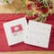Kate Aspen® Burgundy Blush Floral Collapsible Card Box
